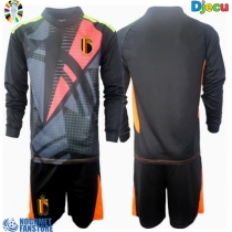 Belgija Golmanski Domaci Dres za djecu EP 2024 Dugi Rukav (+ Kratke hlače)